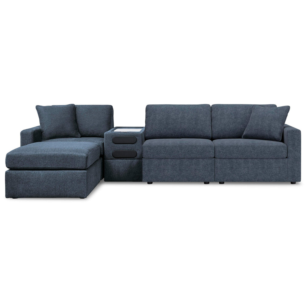  Signature Design by Ashley® Modmax 92121U11 4 pc Sectional and Ottoman - Ink IMAGE 1