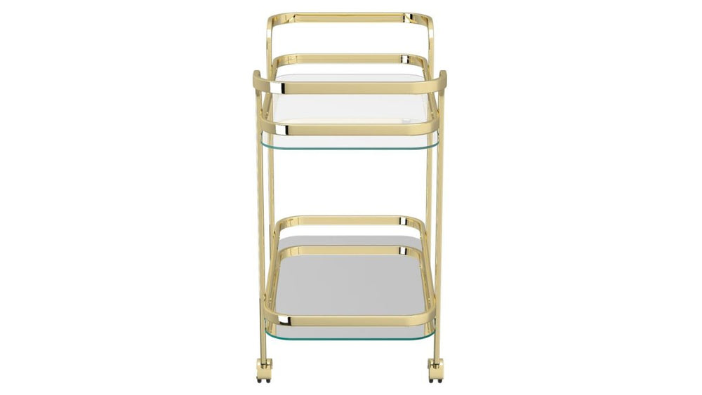 ZEDD 2-TIER BAR CART