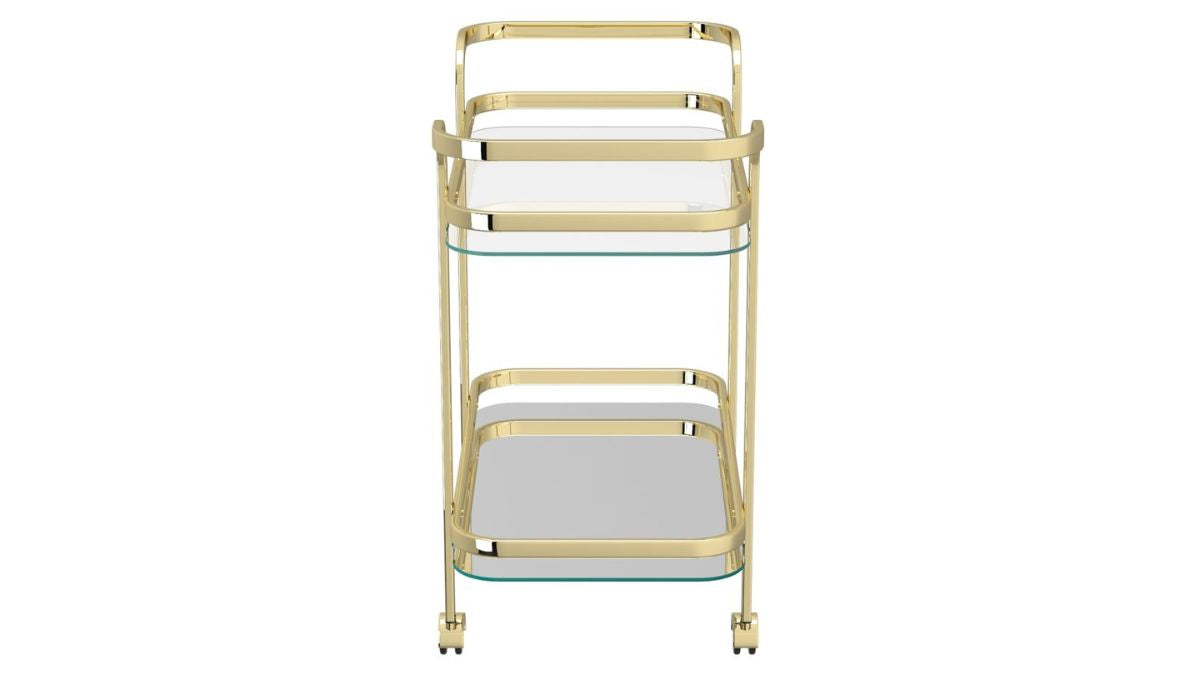 ZEDD 2-TIER BAR CART