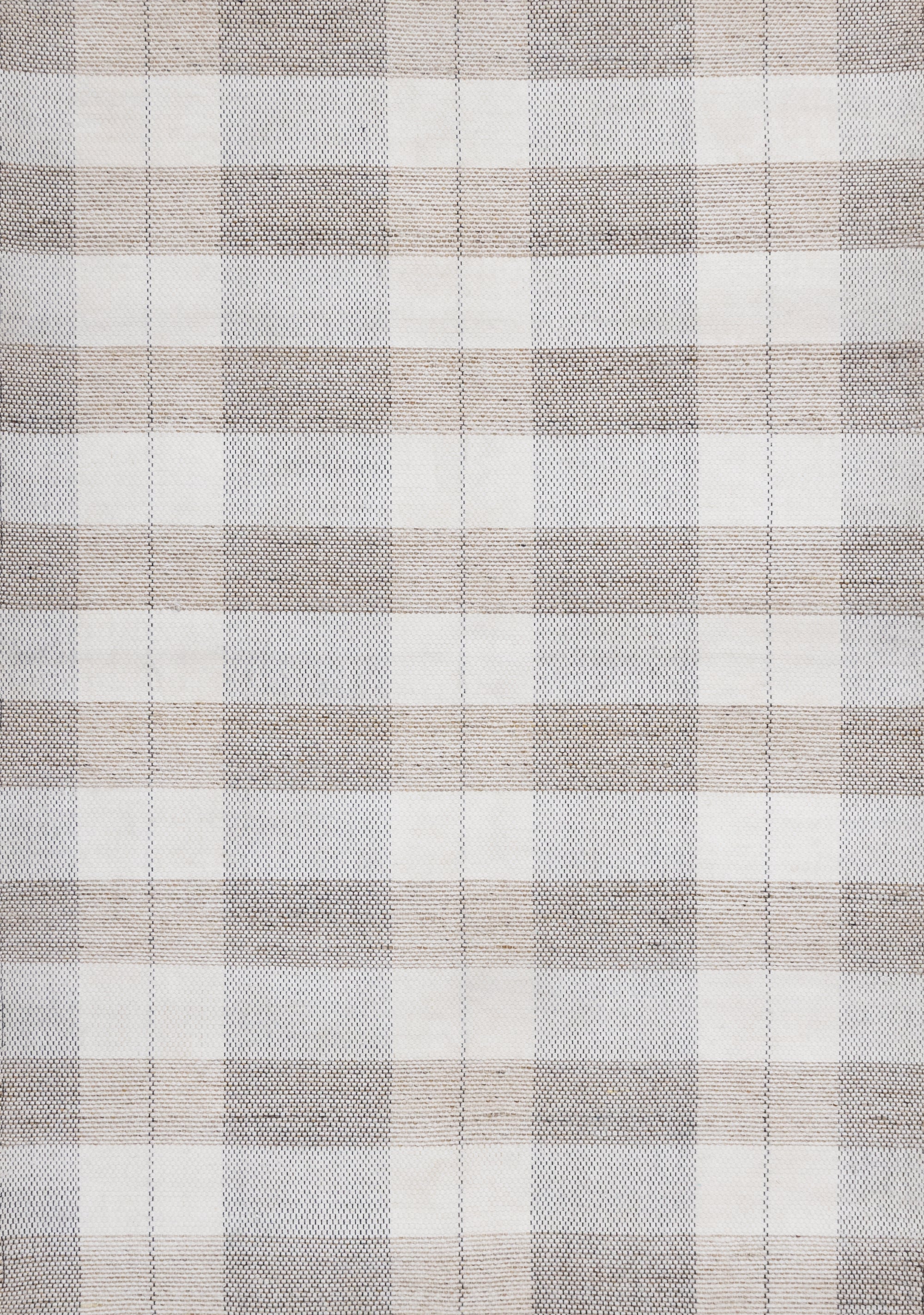 Aspen Beige Muted Plaid Woven Rug