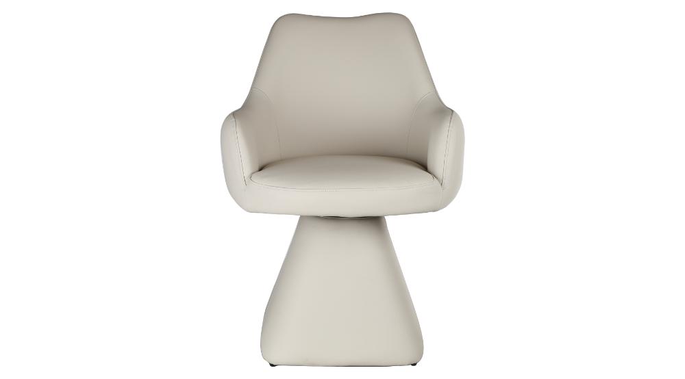 Bellaro and Caprese 7pc Dining Set - Travertine Table and Cream Chairs