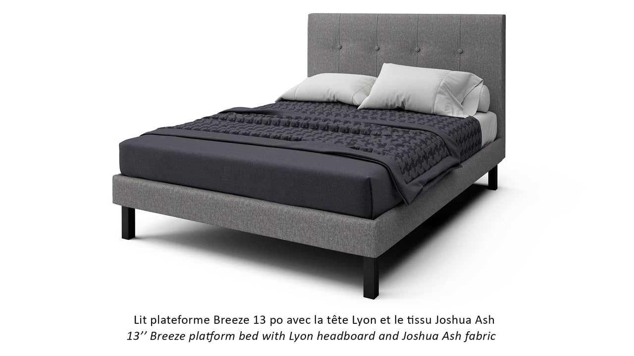 Breeze Deluxe Bed Base with Lyon Headboard