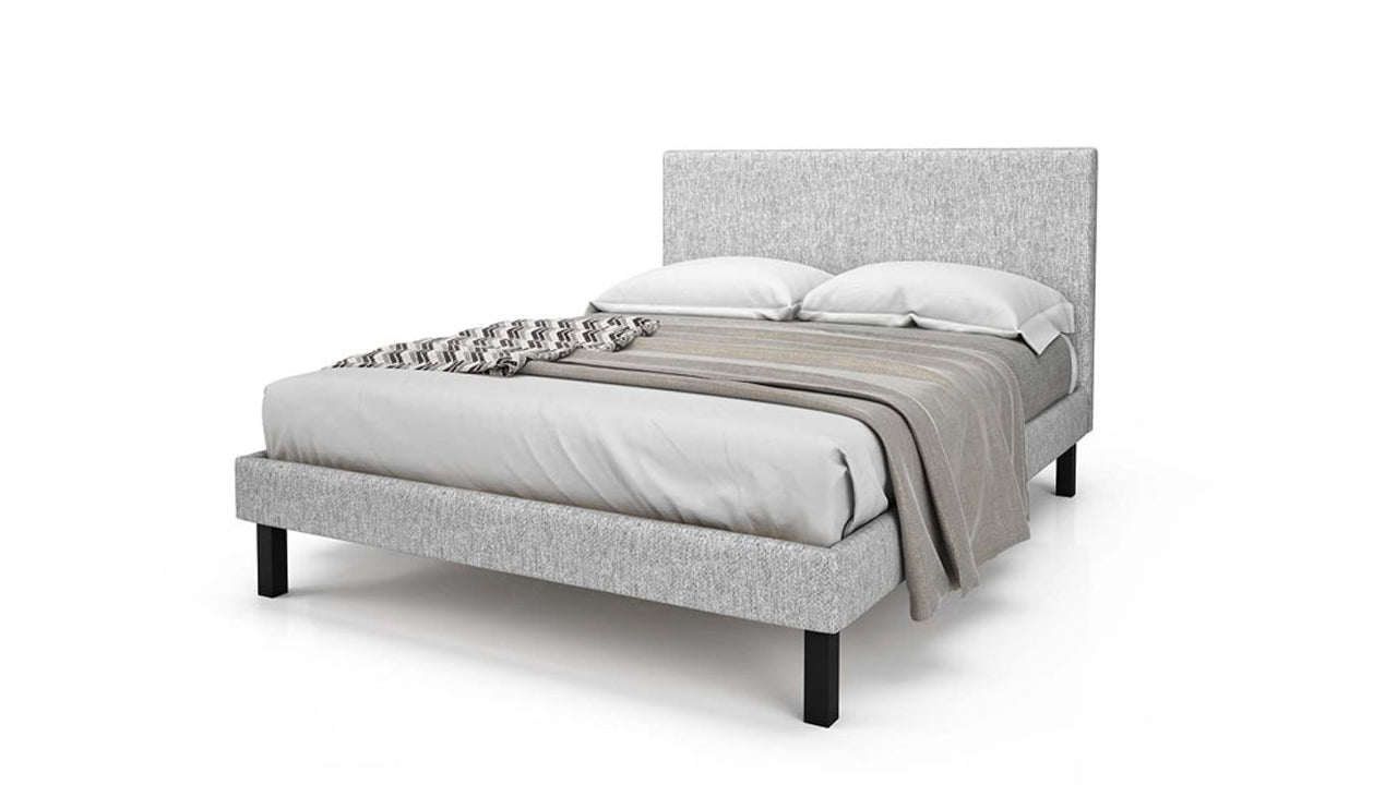 Breeze Deluxe Platform Bed Base with Ennis Headboard