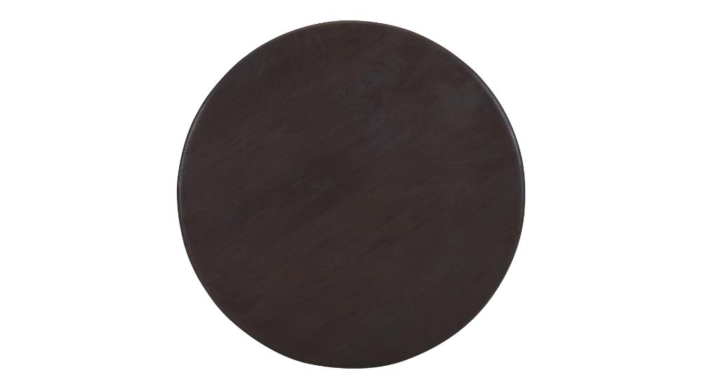 Cabot Round Coffee Table in Mocha