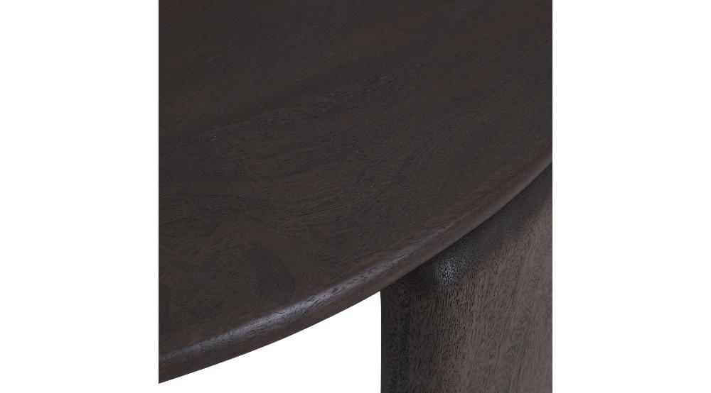 Cabot Round Coffee Table in Mocha