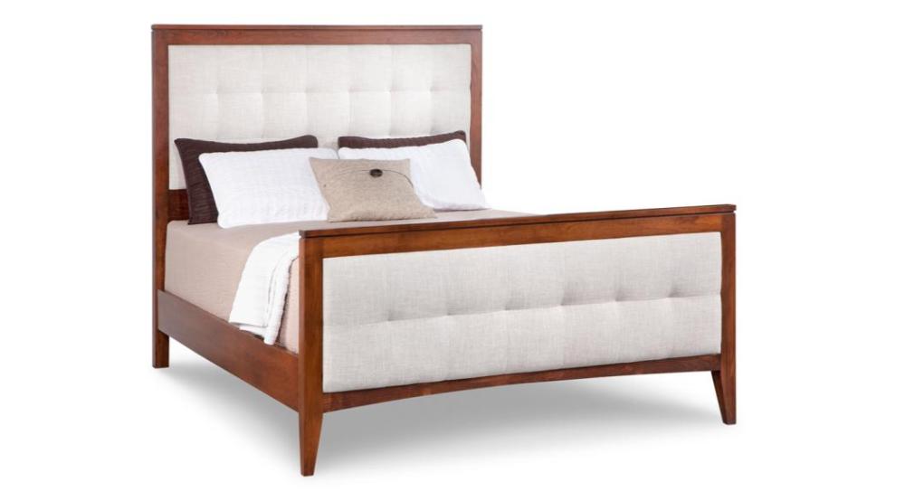 Catalina Queen Fabric Upholstered Bed with 30-1/2'' High Footboard