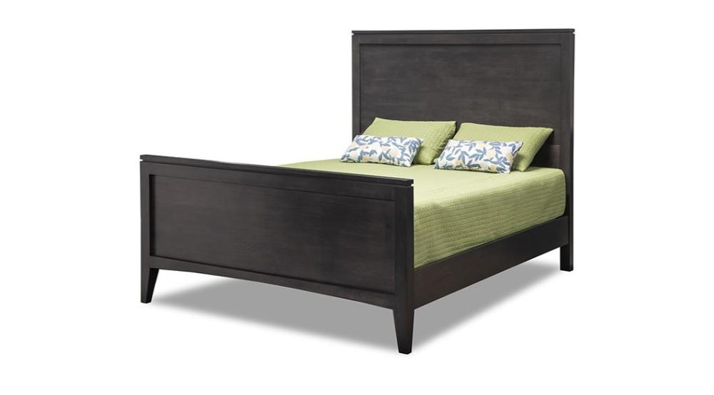 Catalina Queen Wood Bed with 30-1/2'' High Wood Footboard