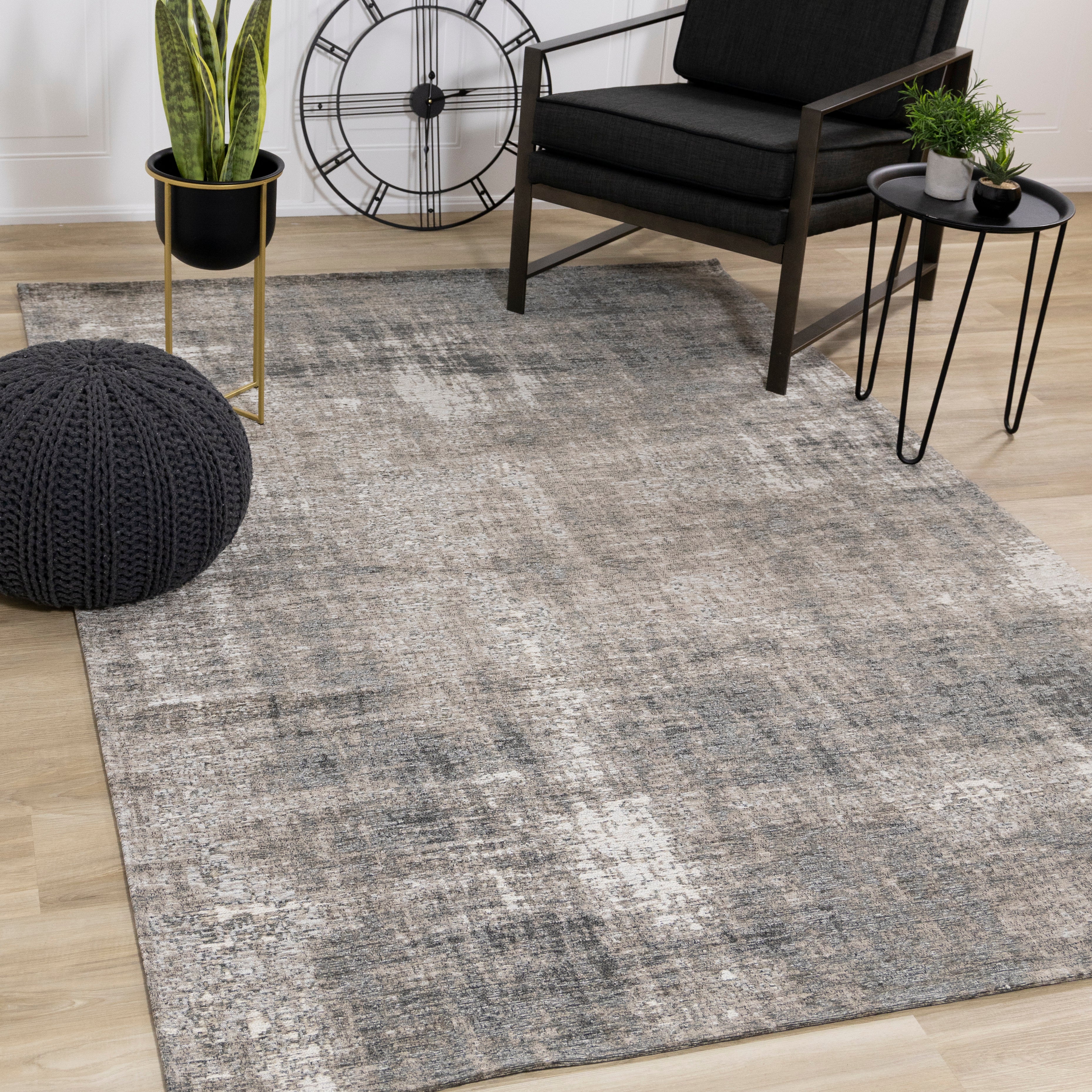 Cathedral Grey Tree Bark Rug