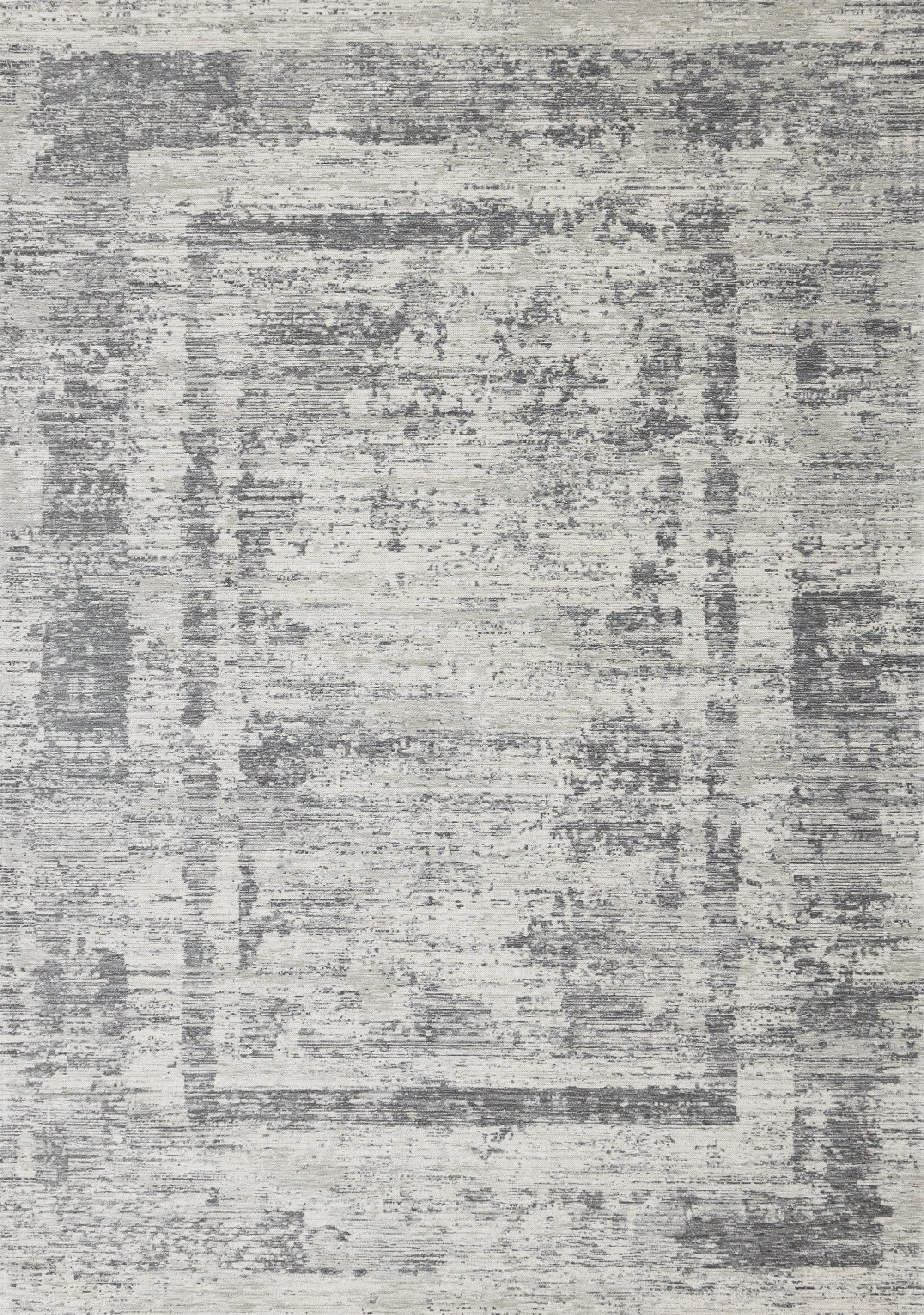 Cathedral Grey Faded Borders Rug