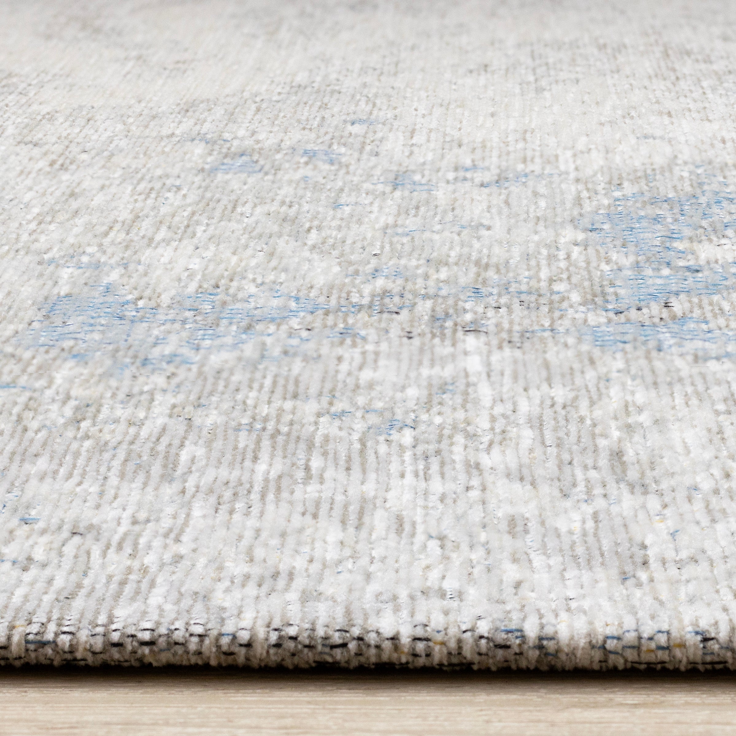 Cathedral Cream Blue Grey Marble Rug