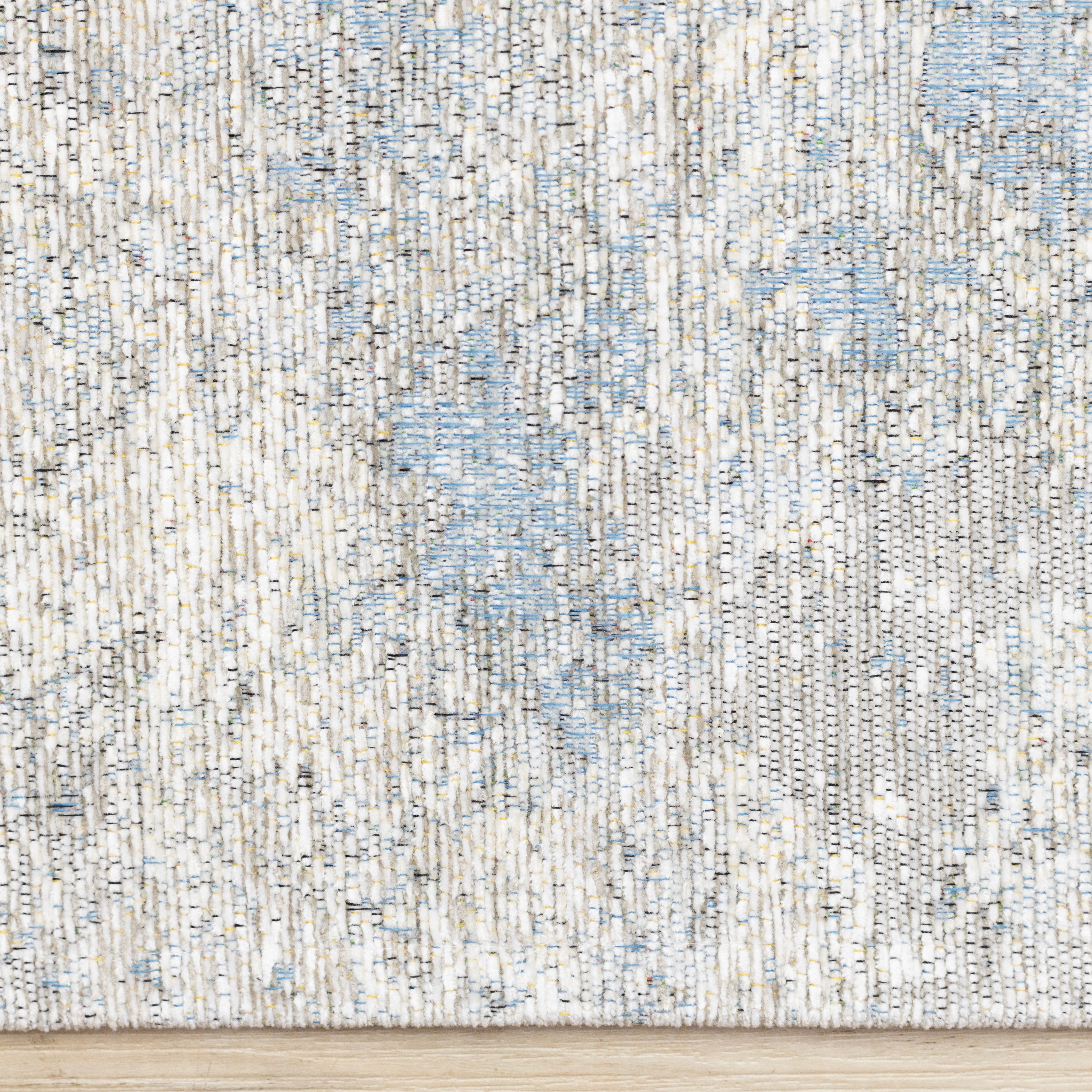 Cathedral Cream Blue Grey Marble Rug