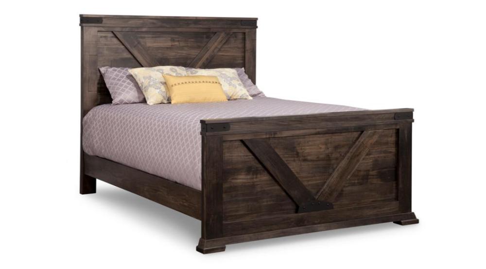 Chattanooga Bed with High Footboard