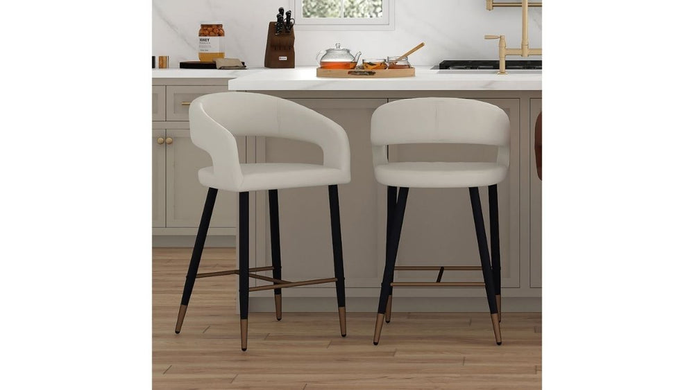 WORLDWIDE HOME FURNISHINGS CRIMSON COUNTER STOOL (SET OF 2)