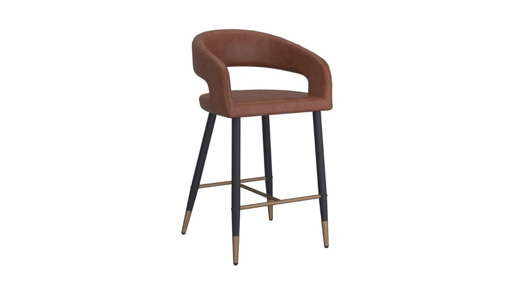 WORLDWIDE HOME FURNISHINGS CRIMSON COUNTER STOOL (SET OF 2)