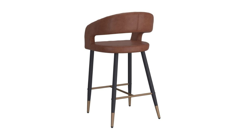 WORLDWIDE HOME FURNISHINGS CRIMSON COUNTER STOOL (SET OF 2)