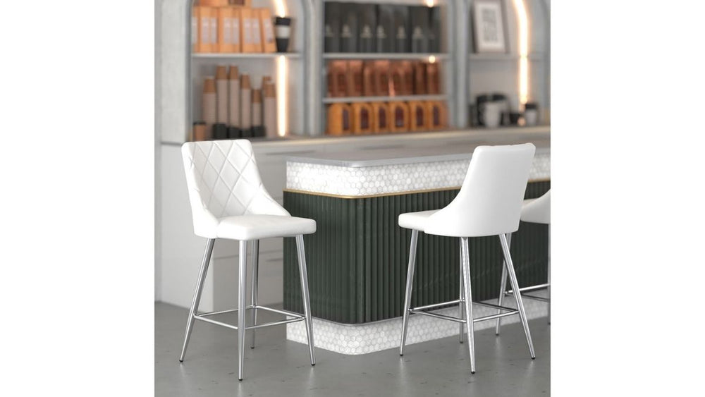 WORLDWIDE HOME FURNISHINGS DEVO COUNTER STOOL (SET OF 2)