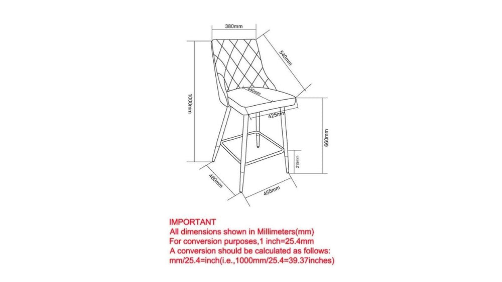 WORLDWIDE HOME FURNISHINGS DEVO COUNTER STOOL (SET OF 2)