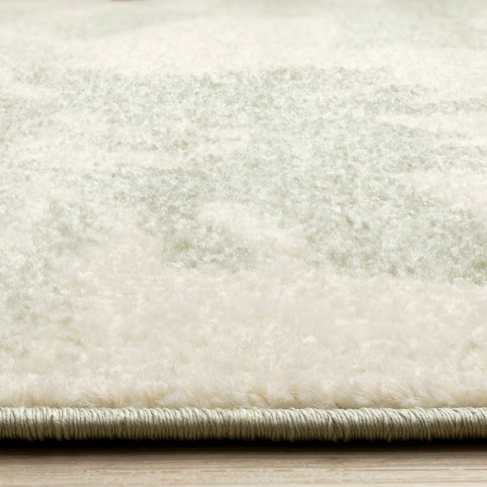 Eclipse Green Cream Floral Rug