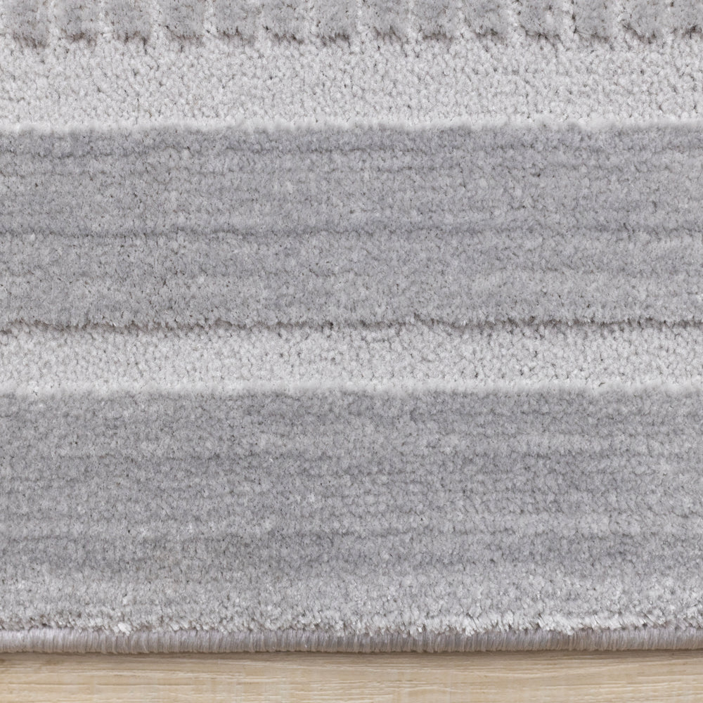 Ellington Grey Border Rug