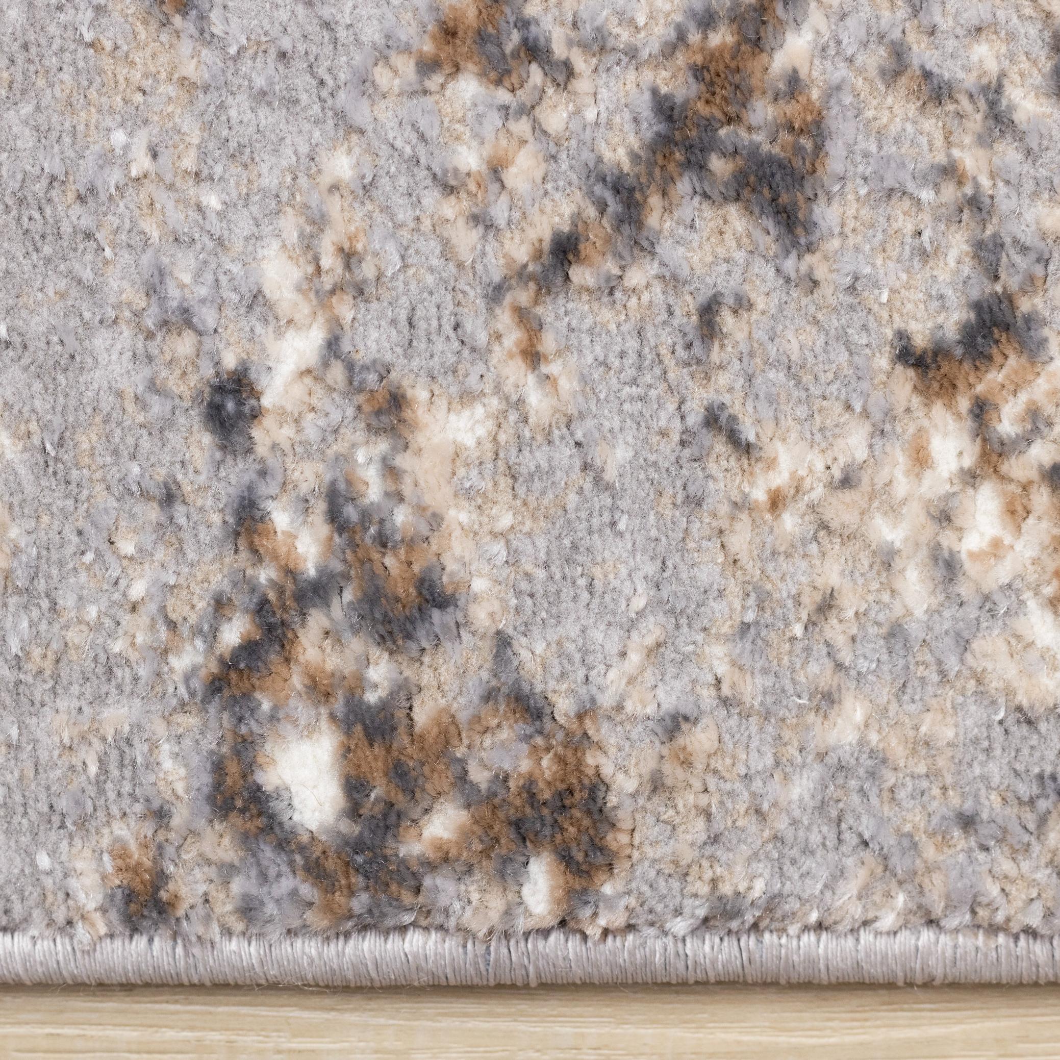 Emory Taupe White Brown Granite Rug