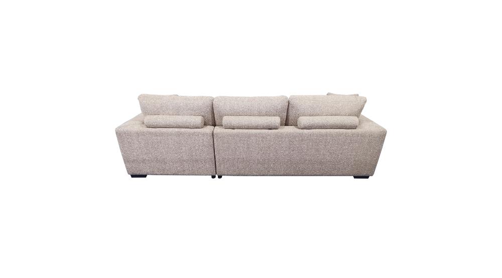 Gareth Sofa with Left Chaise & Bed & Storage in Taupe