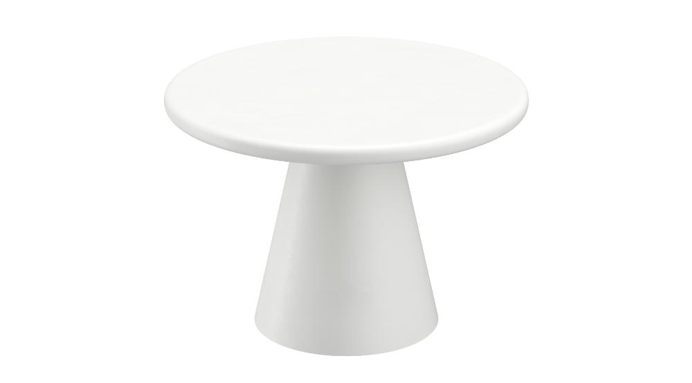 Galio and Amara 5pc Dining Set - White Table and Charcoal Chairs