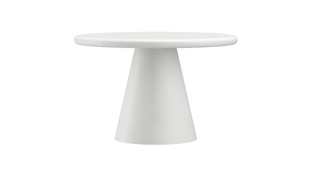 Galio and Amara 5pc Dining Set - White Table and Charcoal Chairs