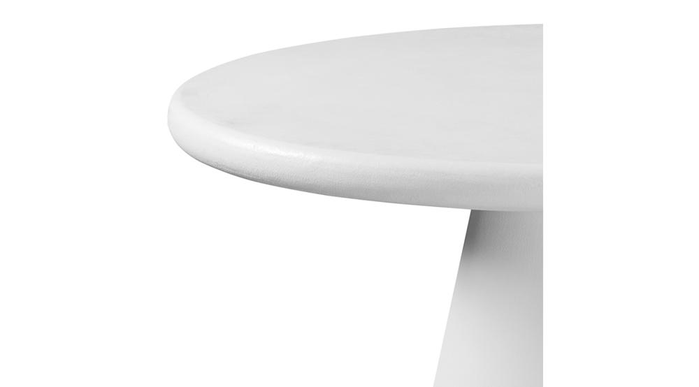 Galio and Amara 5pc Dining Set - White Table and Charcoal Chairs