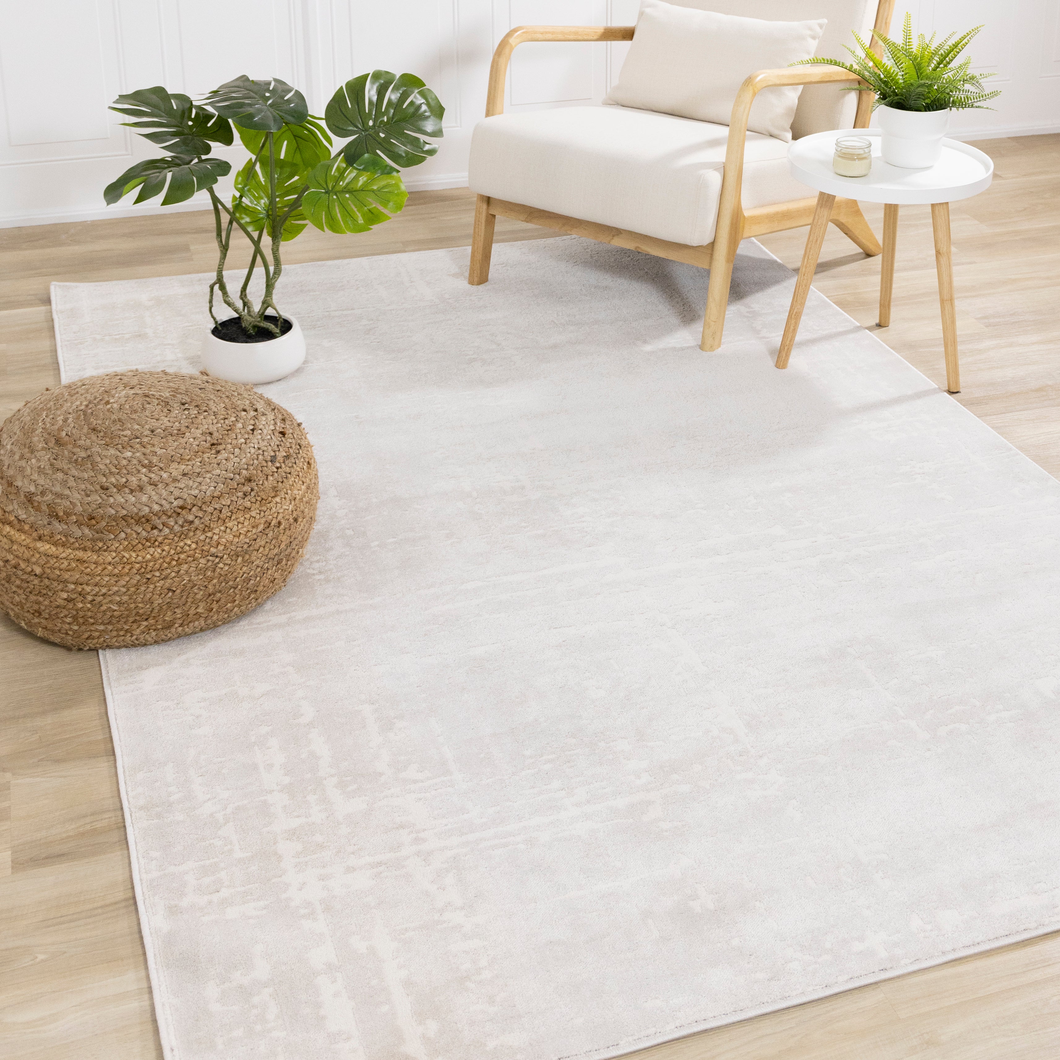 Hayden Light Cream Organic Rug