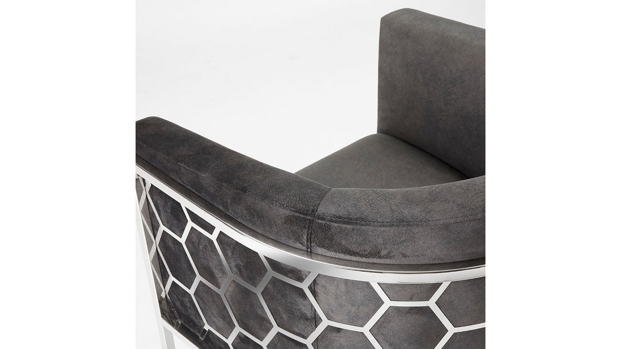 Honeycomb Accent Chair