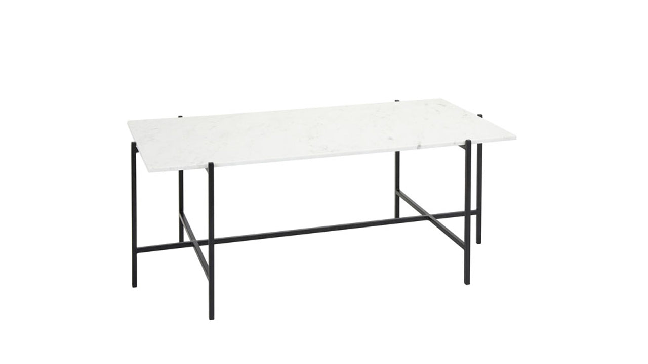 Ida White Marble Top Coffee Table