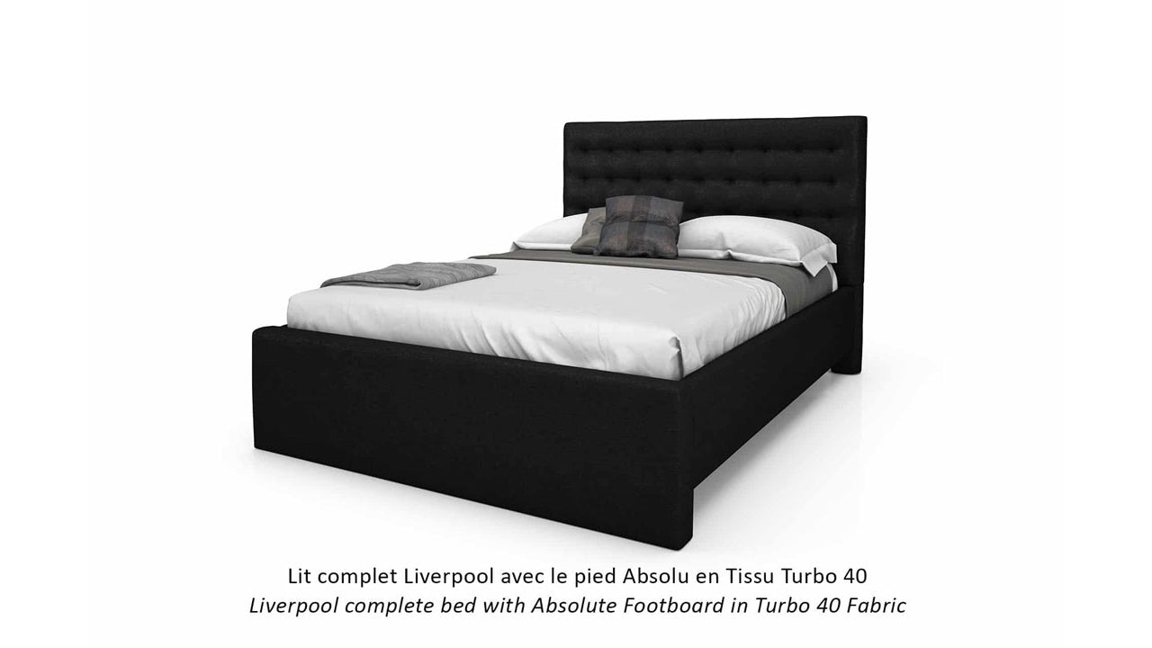 LIVERPOOL HEADBOARD WITH ABSOLUTE FOOTBOARD