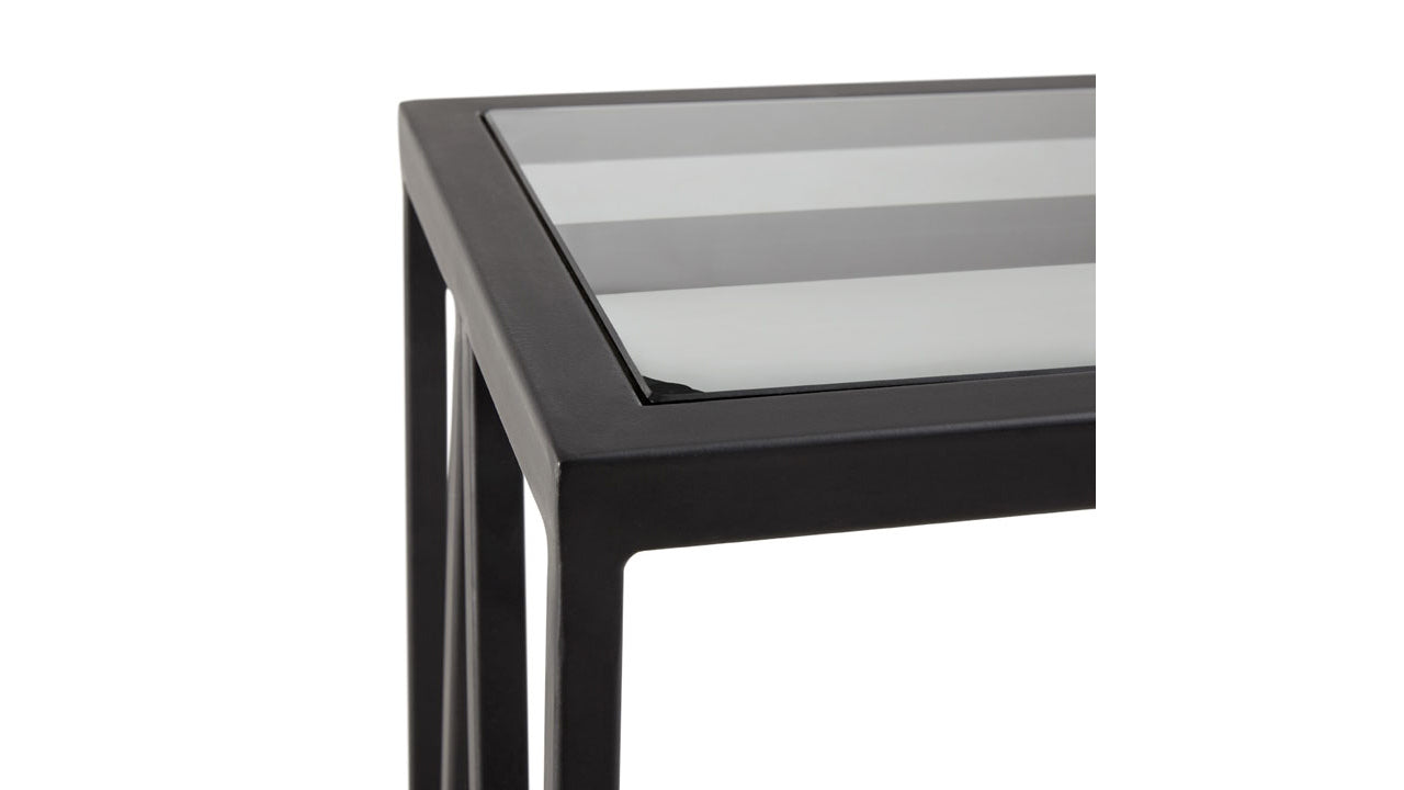 Luxor Black Console Table