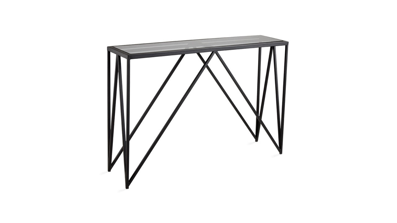 Luxor Black Console Table