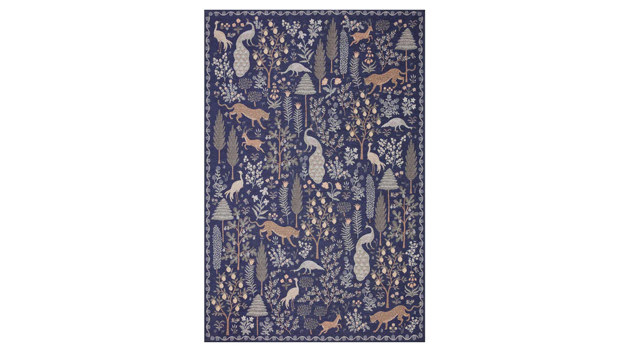 Menagerie Forest Navy Rug