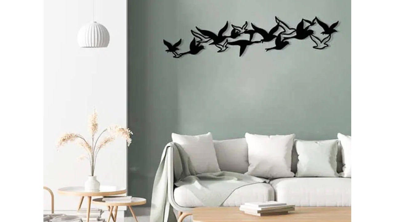 Flock of Birds - Metal Wall Art