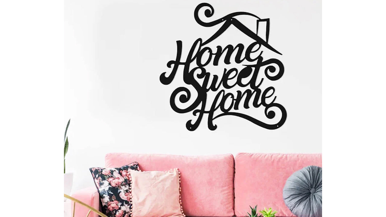 Home Sweet Home - Metal Wall Art