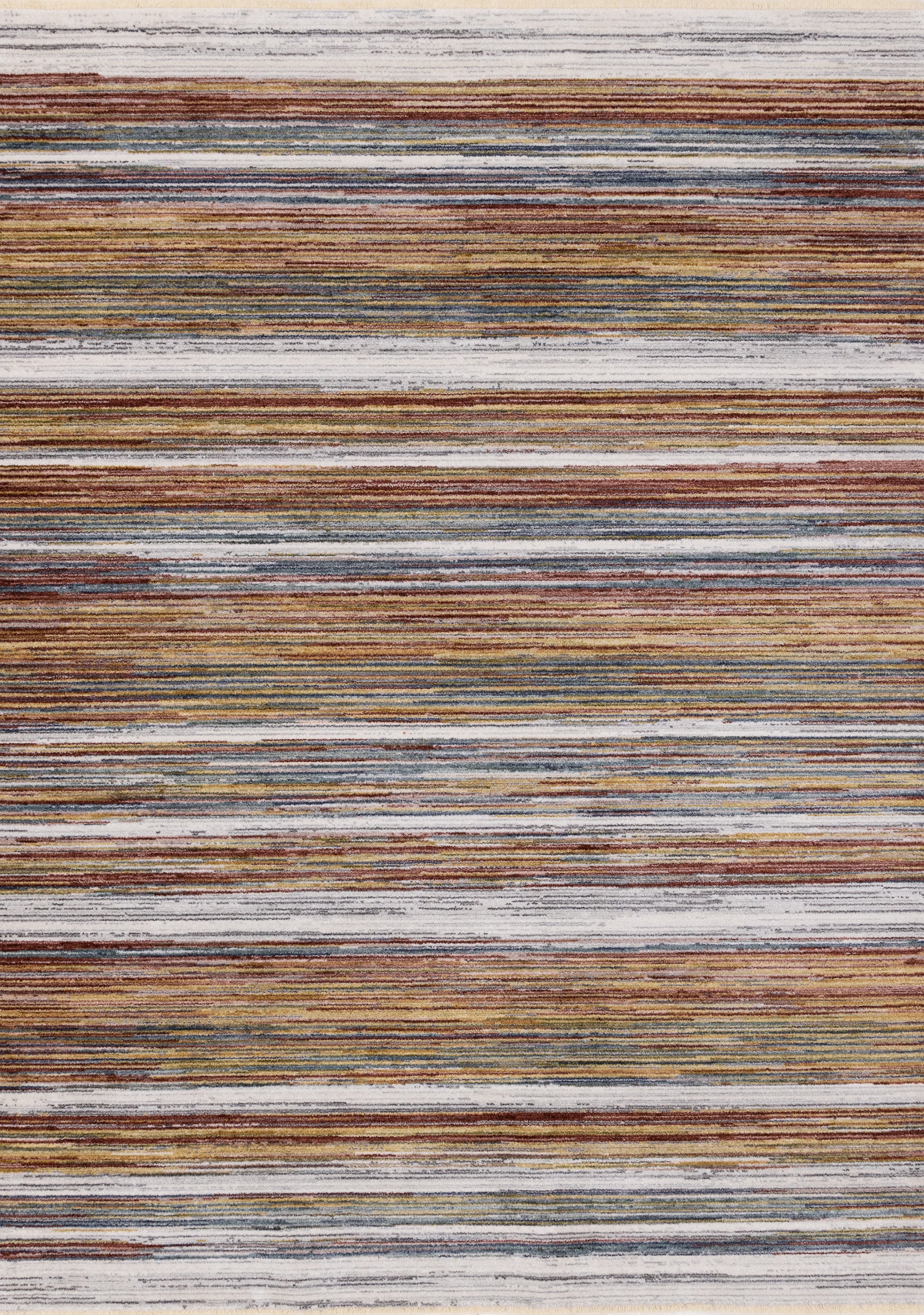 Marisa Multicolour Striped Plush Rug