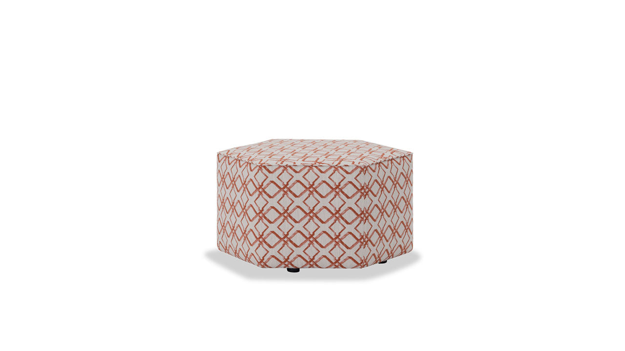 Mingle Hexagon Medium Ottoman