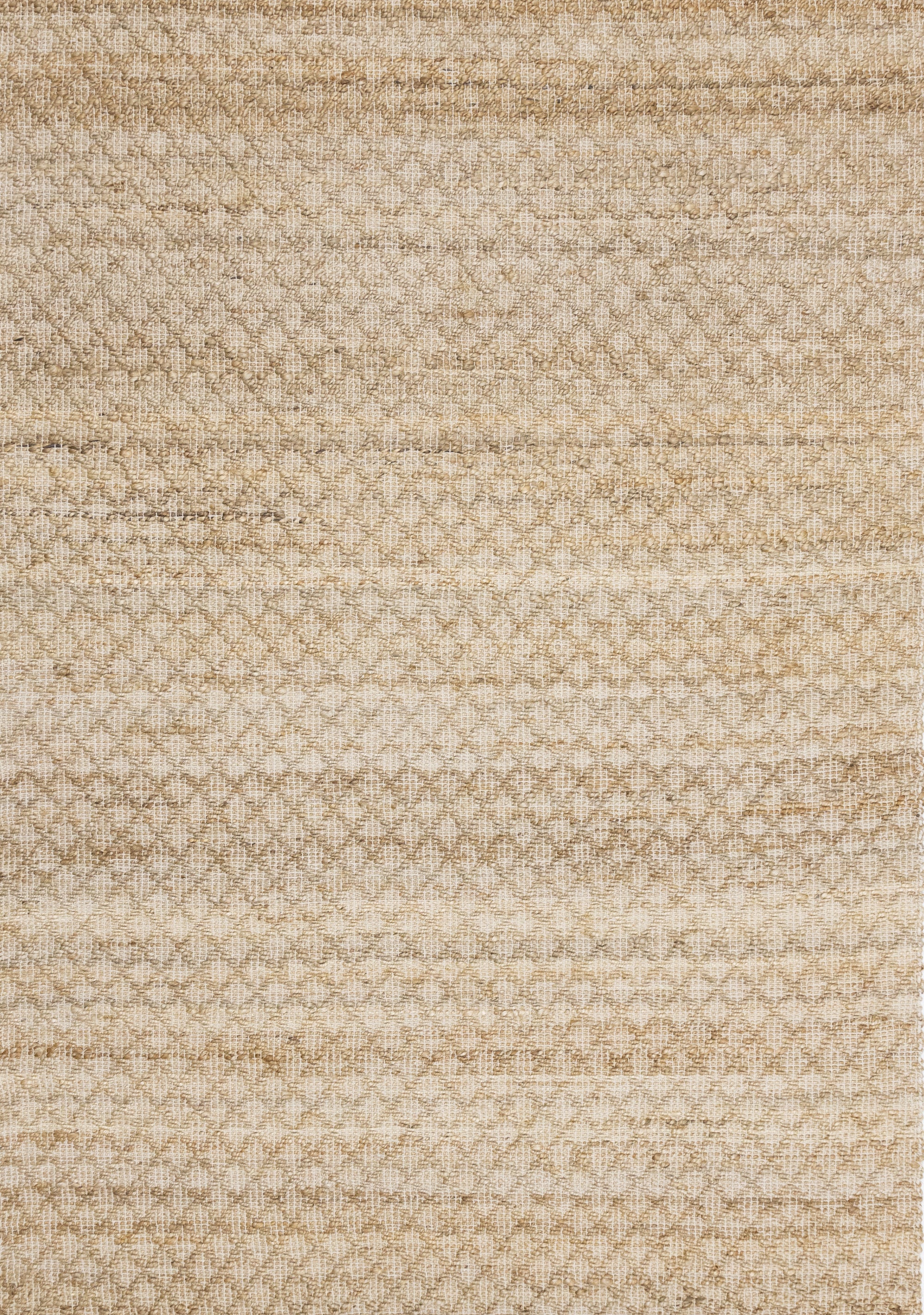 Naturals Light Oak Diamond Pattern Woven Jute Rug