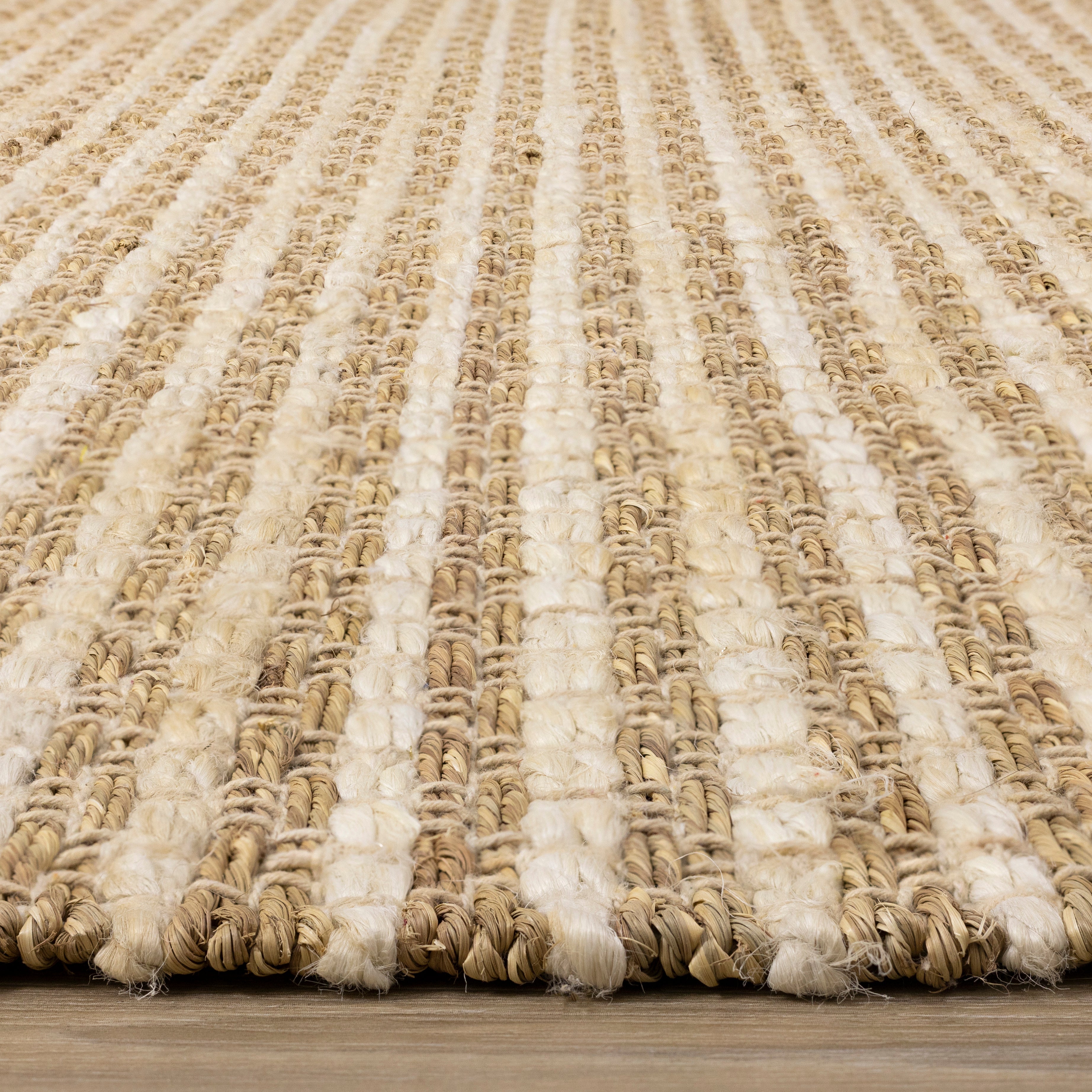 Naturals Beige Intricate Weave Rug