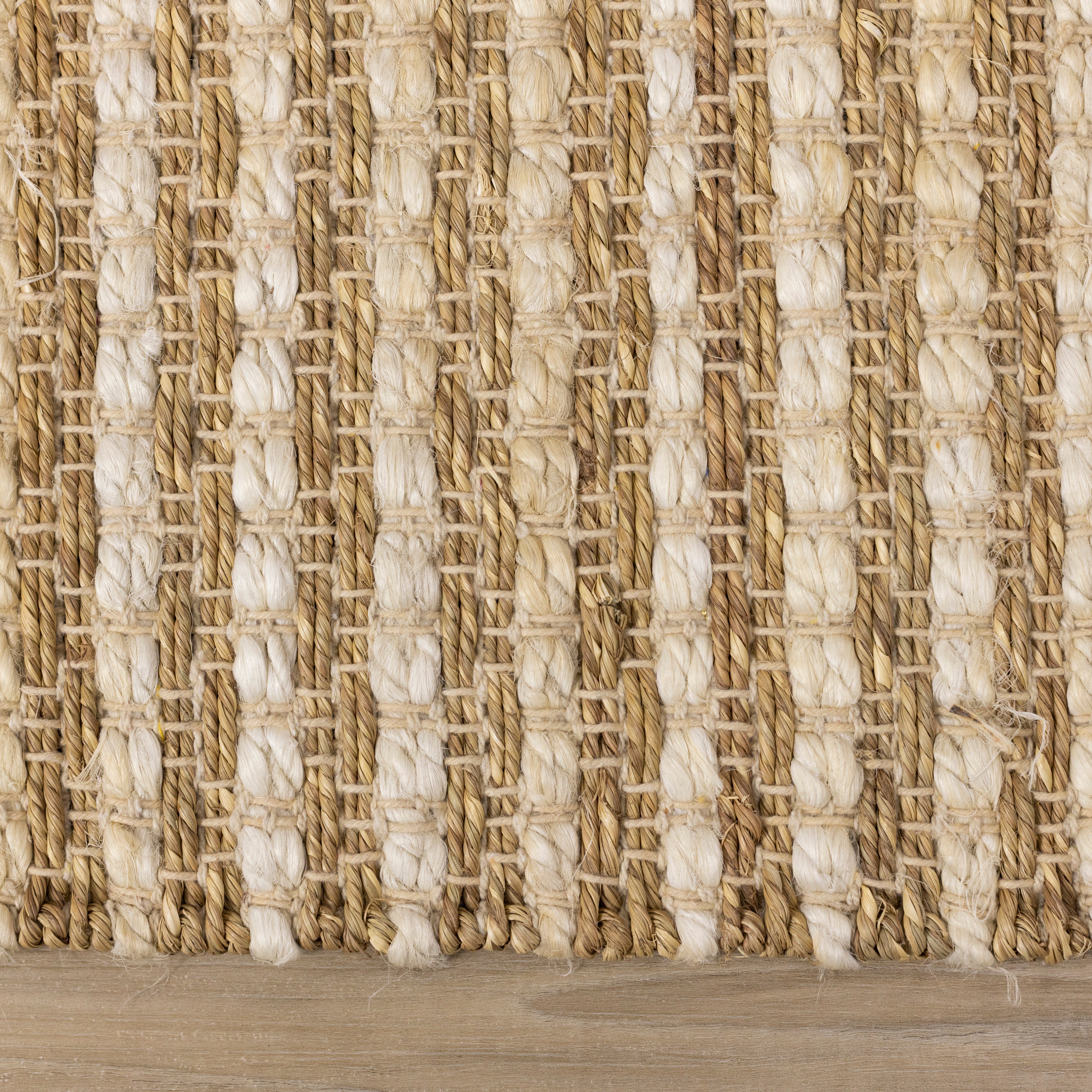 Naturals Beige Intricate Weave Rug