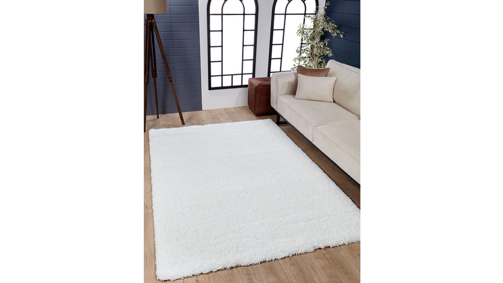 PLAIN SHAGGY 01800A WHITE