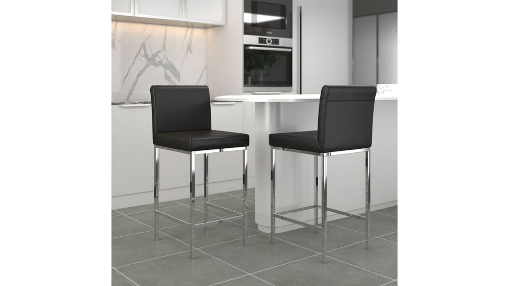 WORLDWIDE HOME FURNISHINGS PORTO COUNTER STOOL (SET OF 2)