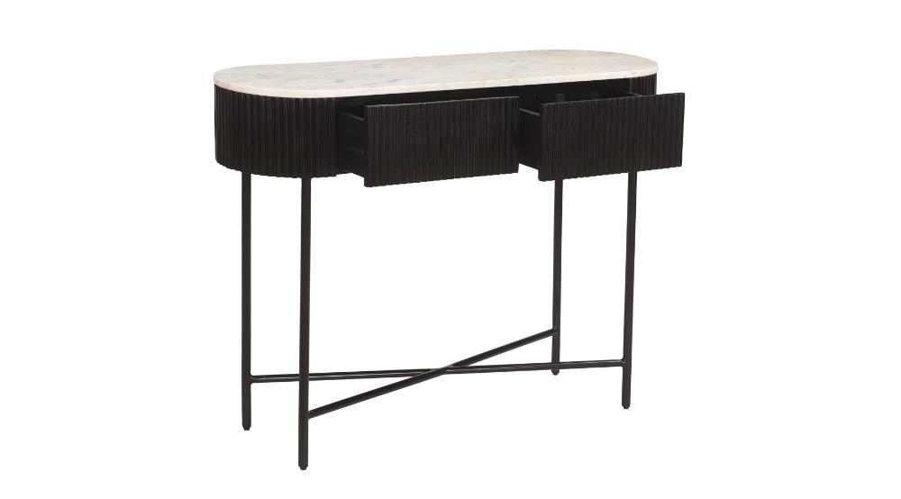 Reyna Console Table, 39" with Drawers