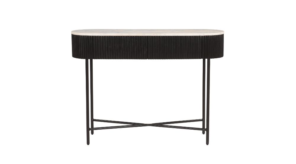Reyna Console Table, 39" with Drawers