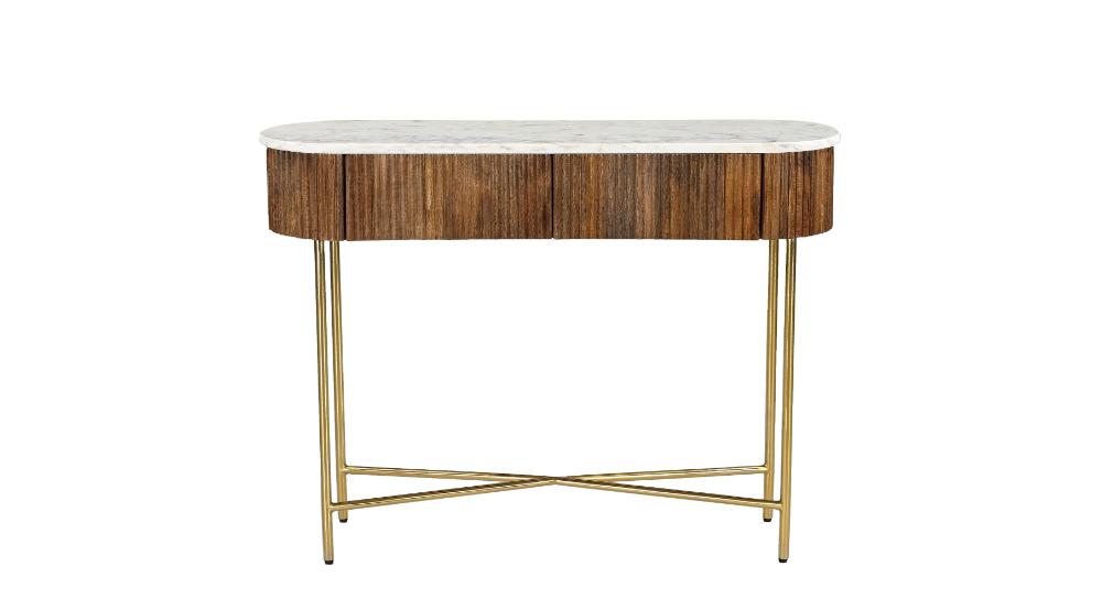 Reyna Console Table, 39" with Drawers