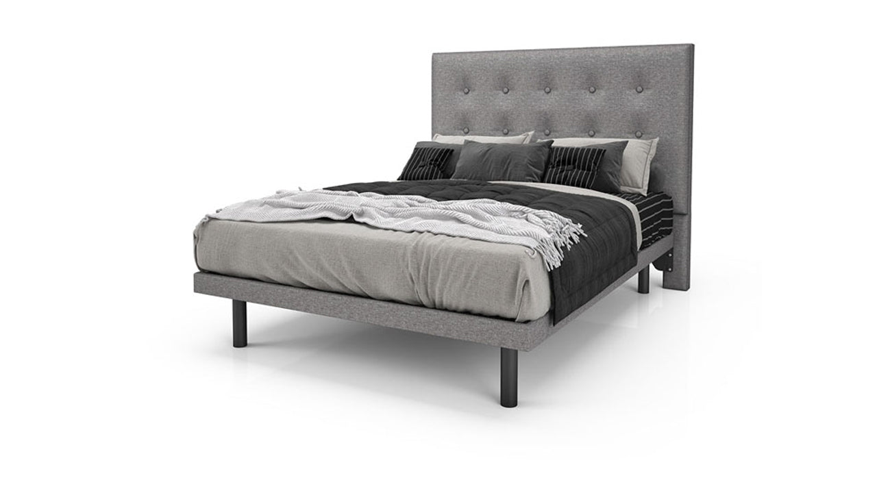 Reflexx Platform Bed Base with Adam Headboard