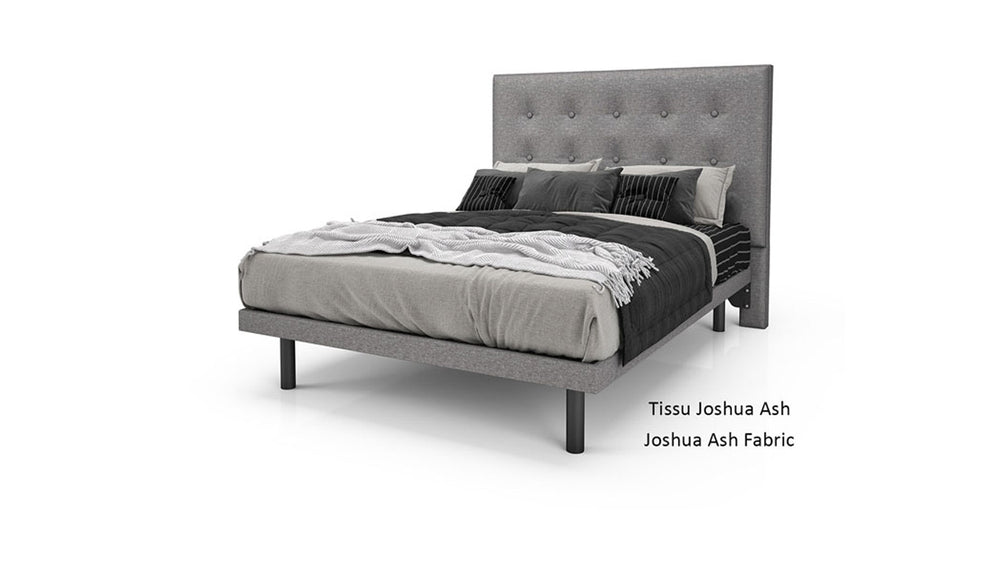 Reflexx Platform Bed Base with Adam Headboard