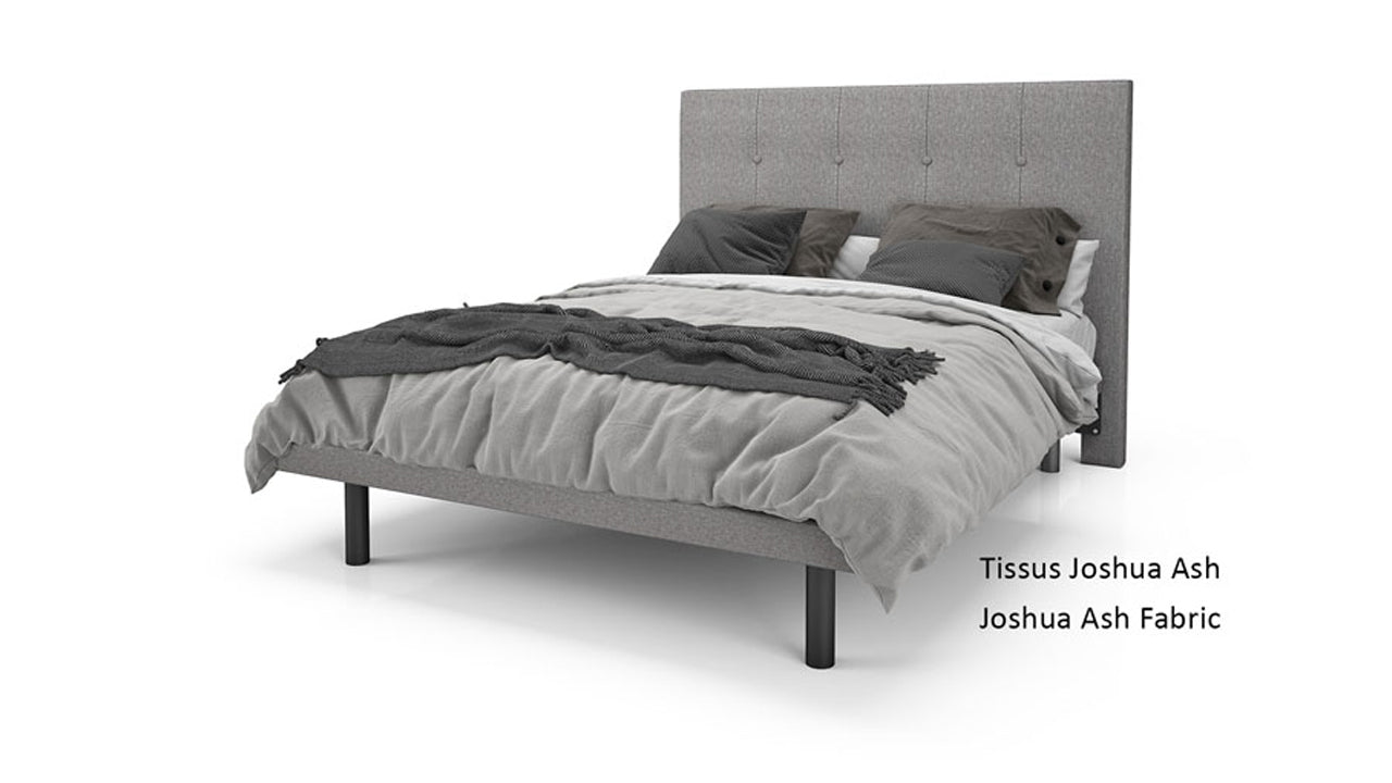 Reflexx Platform Bed Base with Lyon Headboard